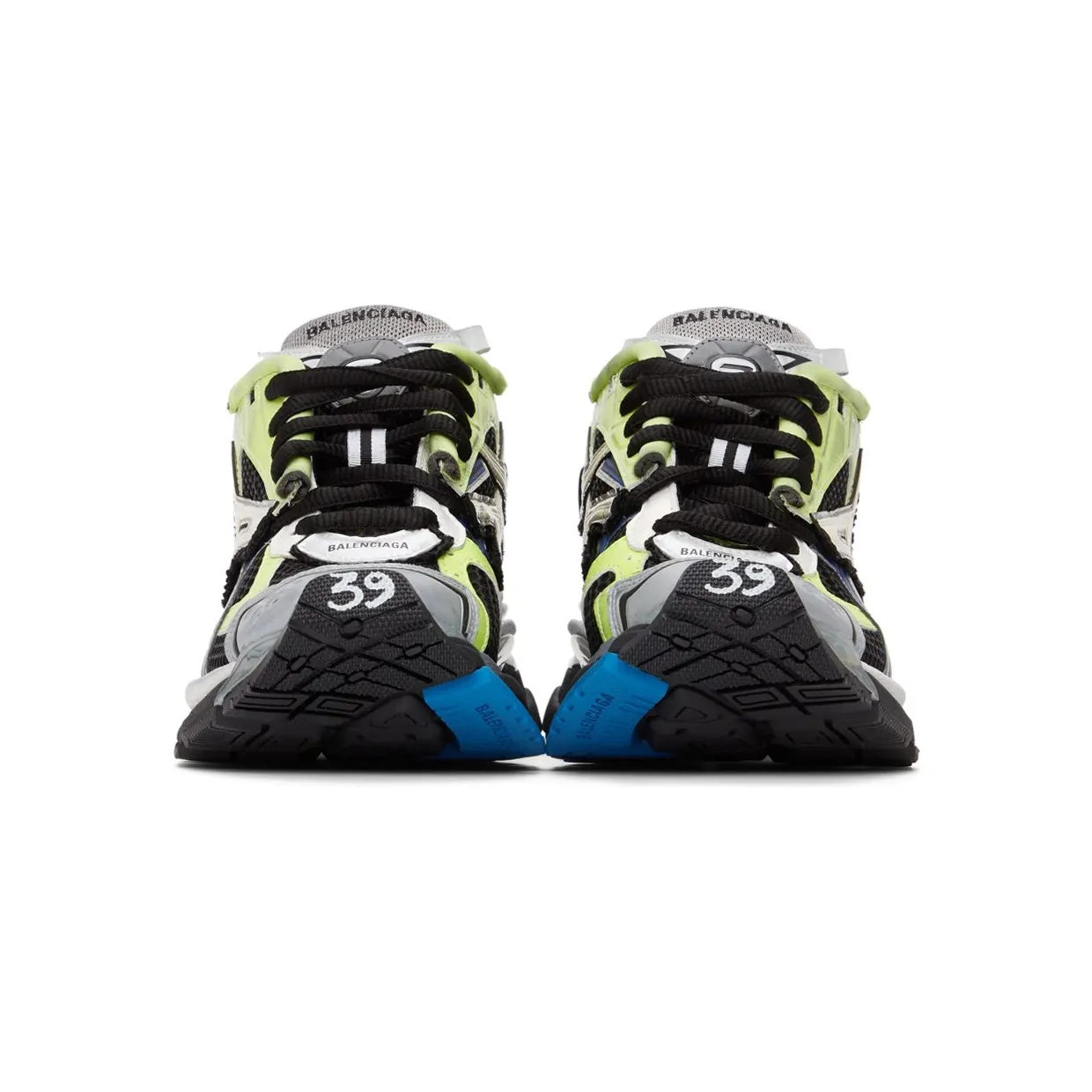 Balenciaga Runner Green Blue Black Grey (677403W3RB55179) (2)