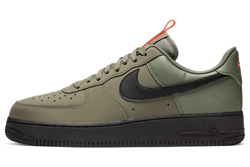 Nike Air Force 1 Low “Medium Olive / Starfish / Black” (BQ4326-200)
