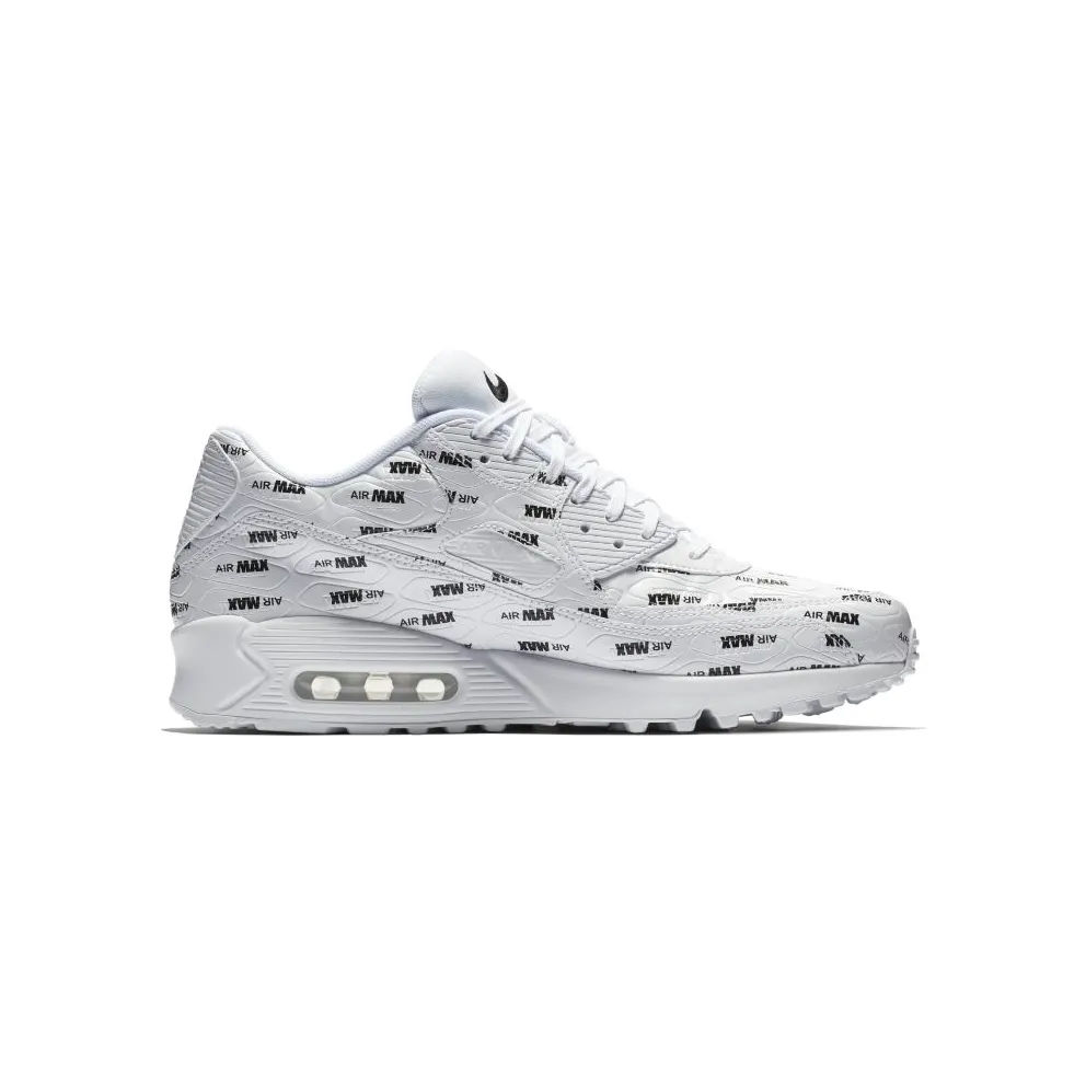 Nike Air Max 90 All Over Print White Black White/White-Black (700155-103)