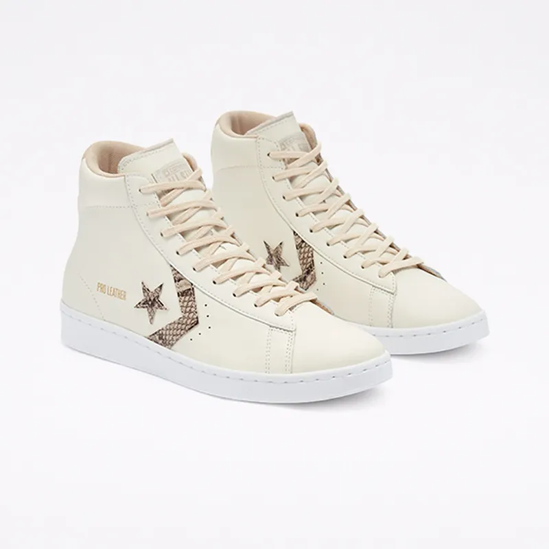 Converse Snake Print Pro Leather High Top Egret/nomad/egret (170497C)
