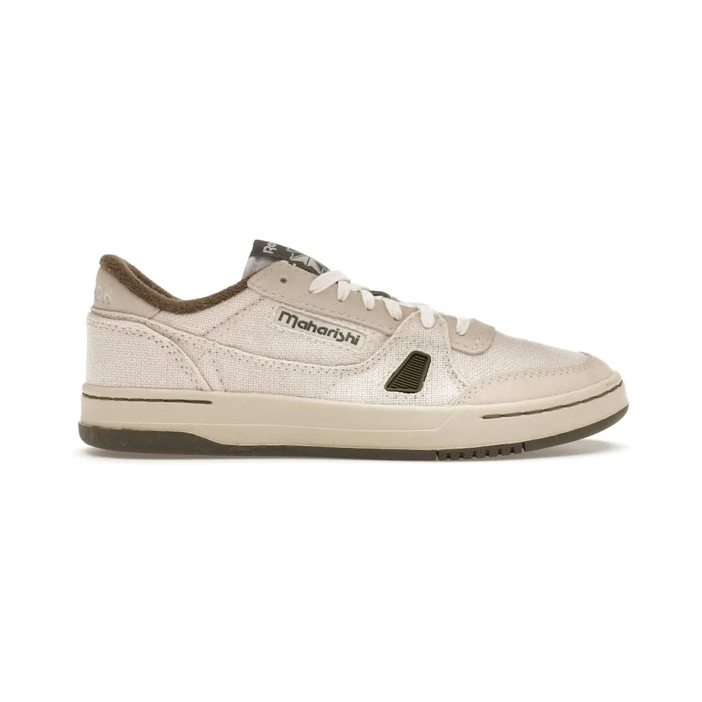 Reebok Maharishi LT Court Shoes Cloud White / Alabaster / Army Green (GZ9587)