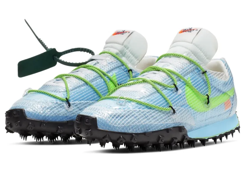 Nike x Off-White Womens Waffle Racer Vivid Sky (2019) (CD8180-400)