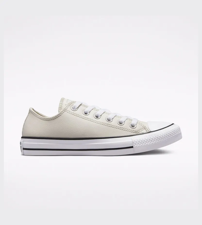 Converse Chuck Taylor All Star Faux Leather Light Bone/wit/zwart (A00894C)