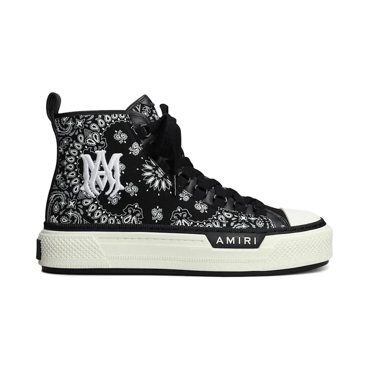 AMIRI M.A. Logo Court High Bandana Black White (AW22MFS007-004)