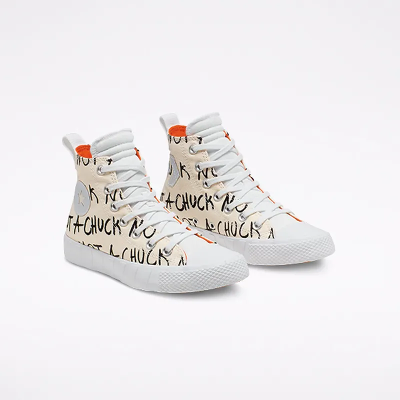 Converse UNT1TL3D High Top Egret/White/bold Mandarin (266515C)