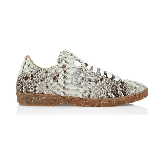 Philipp Plein Pythonleder-Sneakers “White” (SAESMSC3999PLE029P)