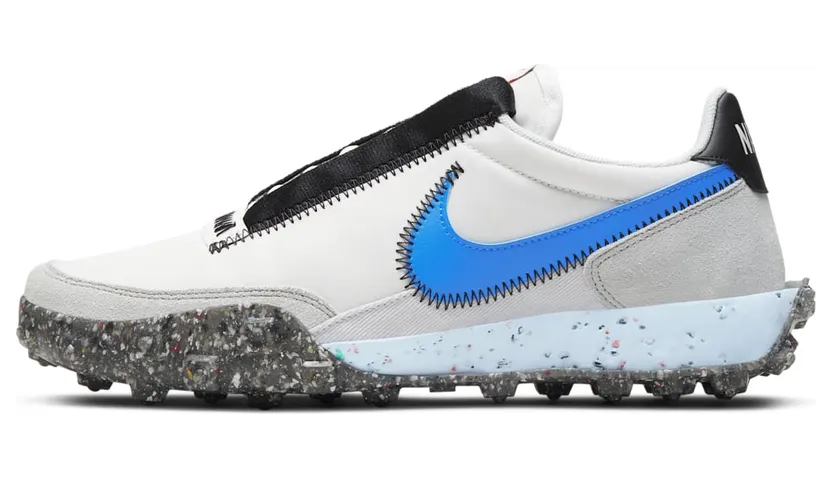 Nike Waffle Racer Crater ‘Photon Dust Blue’ Summit White/Photon Dust/Black/Photo Blue (CT1983-100)
