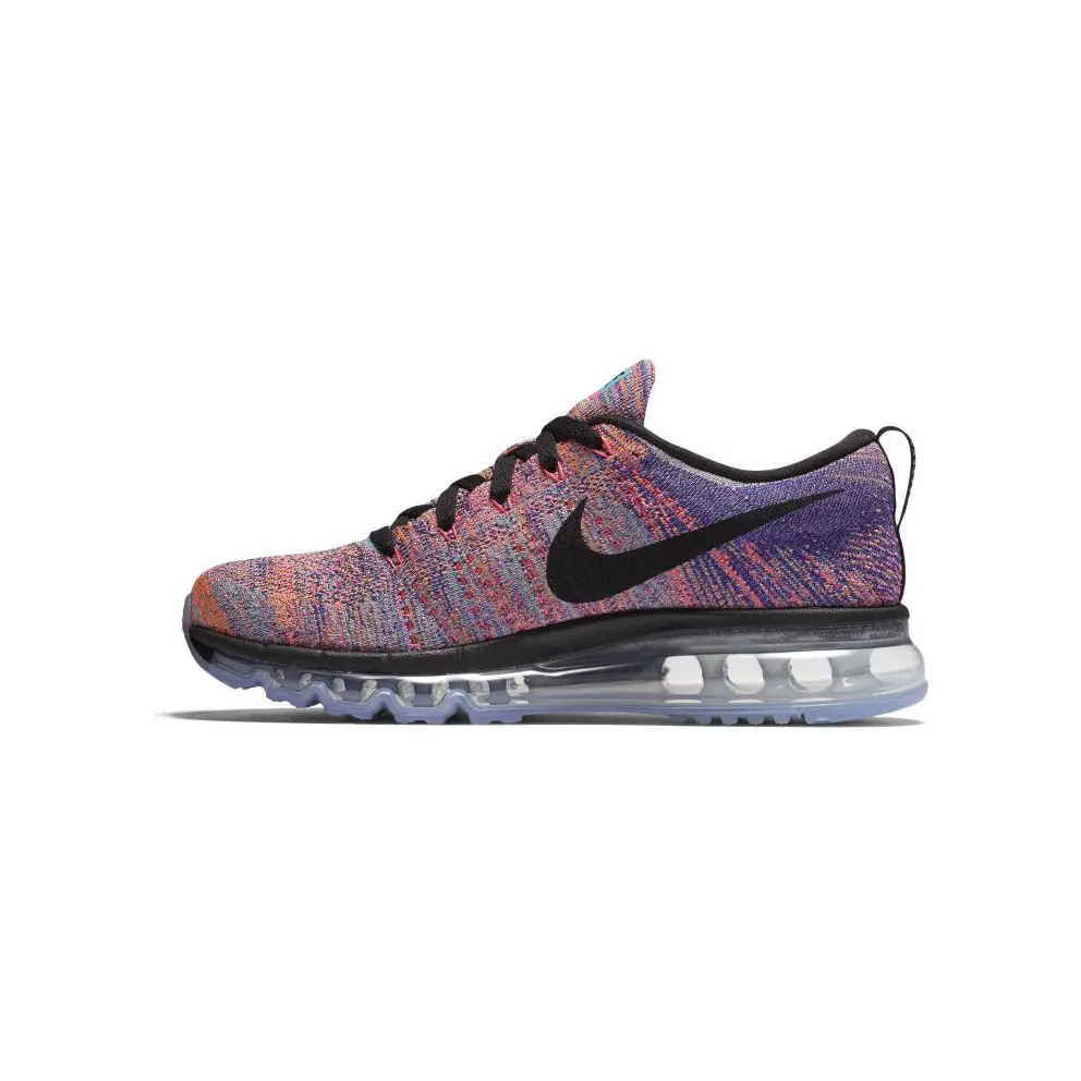 Nike Flyknit Max Multi-Color Pink Purple (W) Concord/Black-Gamma Blue-Pink Pow (620659-404)