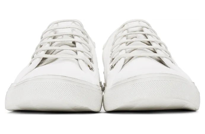 Saint Laurent Black Canvas Malibu Sneakers (606408GUZ20) (2)