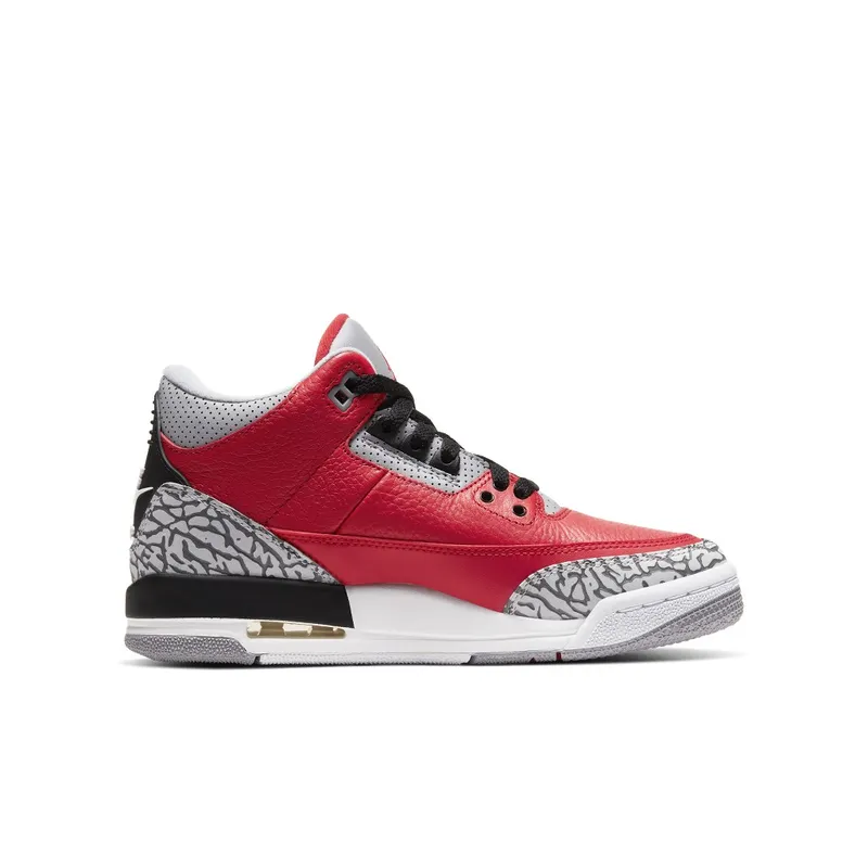 Jordan  3 Retro SE Fire Red (GS) Fire Red/Fire Red-Cement Grey-Black (CQ0488-600)