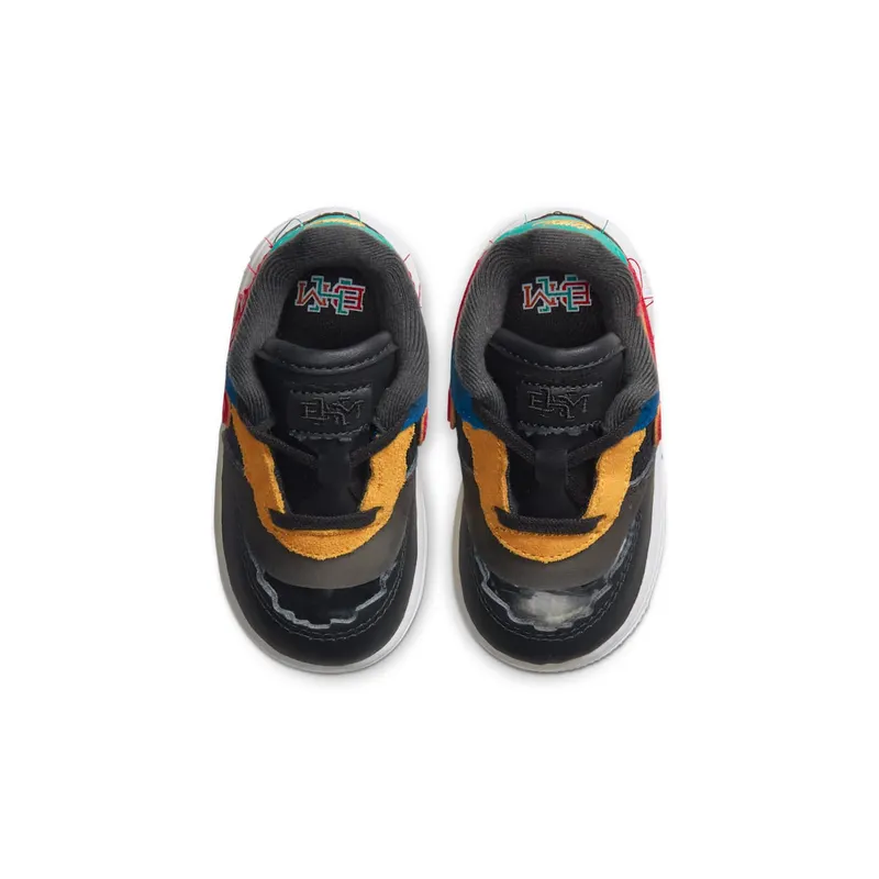 Nike Air Force 1 Low BHM 2020 (TD) Dark Smoke Grey/Bombay-Solar Flare-Track Red (CV2416-001)