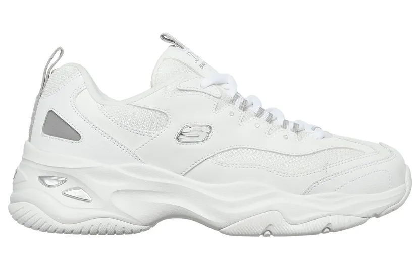 Skechers D’Lites 4.0 – Fresh Diva Sneaker Wit/Grijs