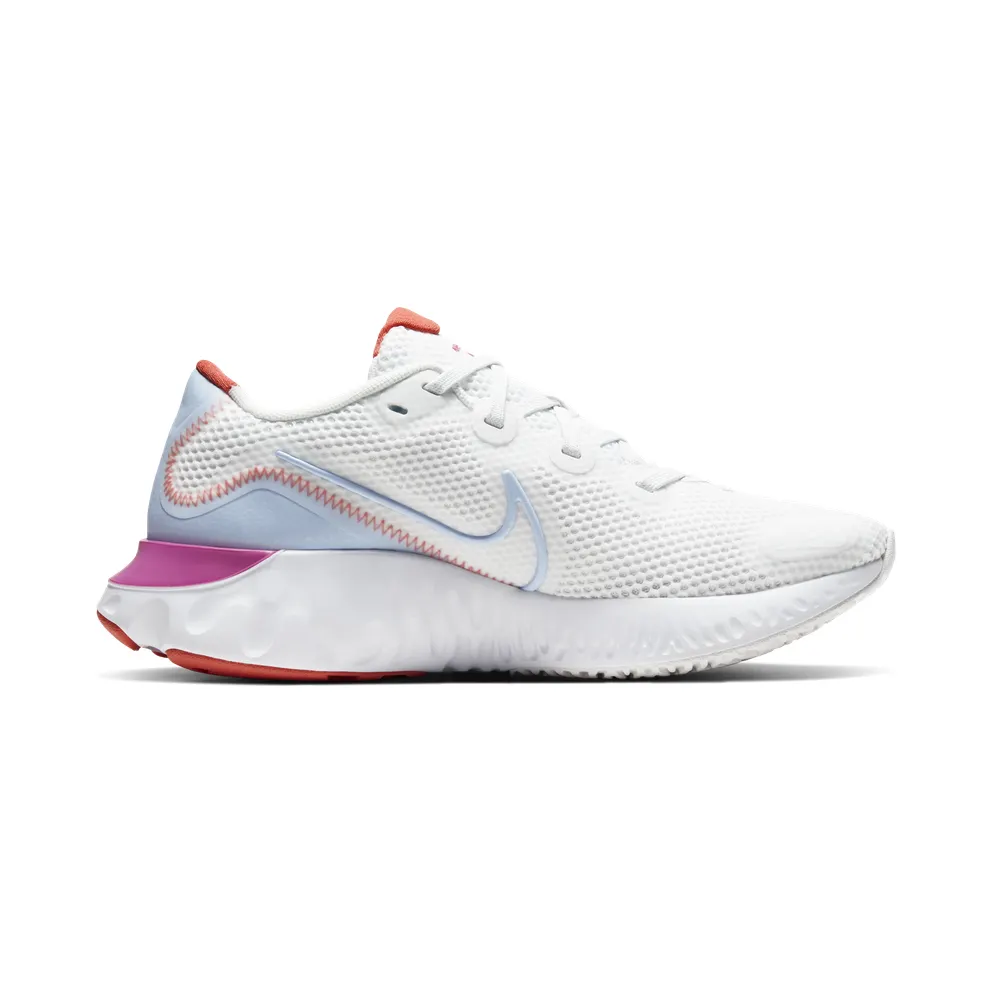 Nike Renew Run “Summit White / Hydrogen Blue / Fire Pink / Ember Glow” (CK6360-100)