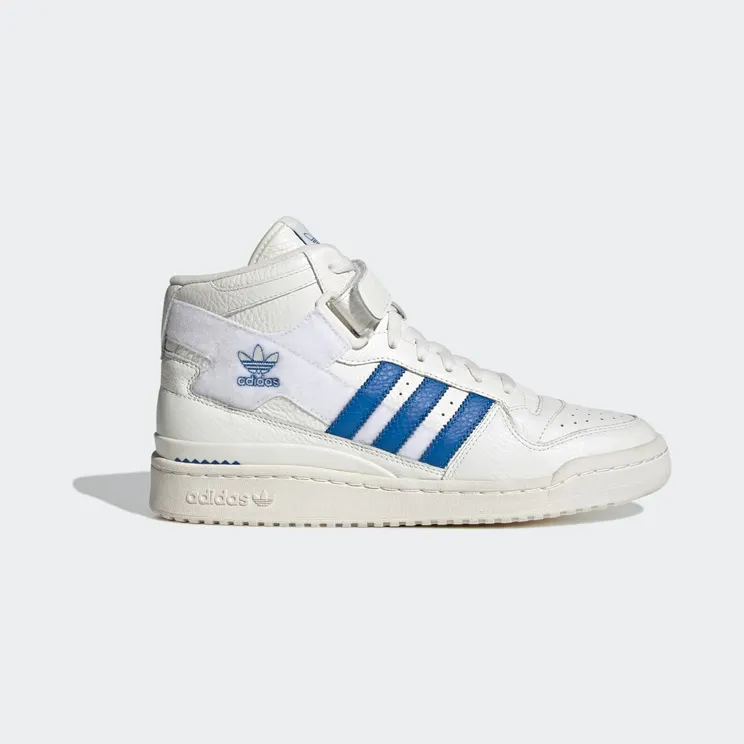 adidas Forum Mid Cloud White / Off White / Blue Bird (GX1021)