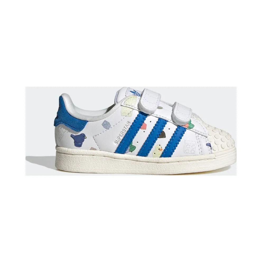 adidas Superstar x LEGO Schuh Cloud White / Bright Royal / Core White (IF2199)