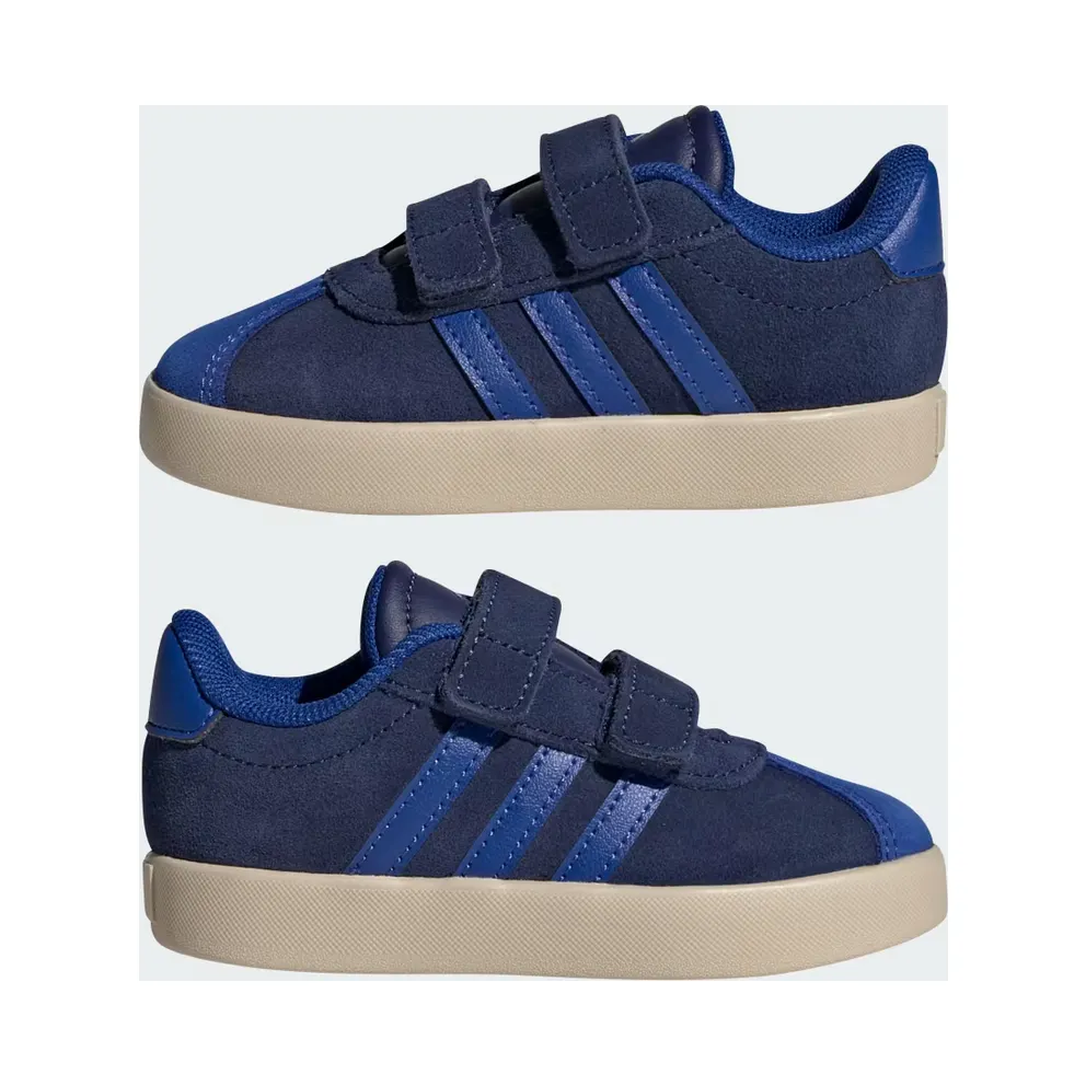 adidas VL Court 3.0 “Dark Blue / Royal Blue / Wonder Beige” (JP7876)
