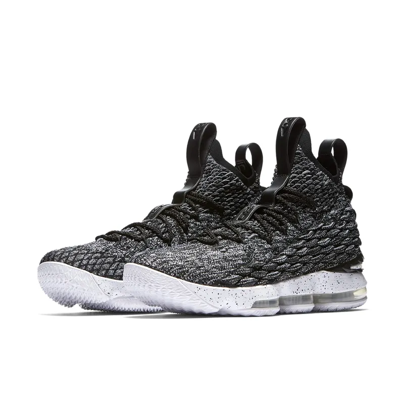 Nike LeBron 15 Ashes Black/White-White (897648-002)