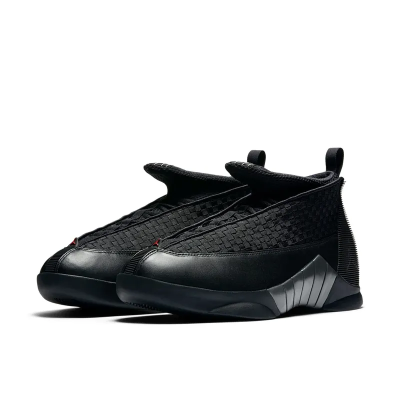 Jordan 15 Retro Stealth (2017) Black/Varsity Red-Anthracite (881429-001)
