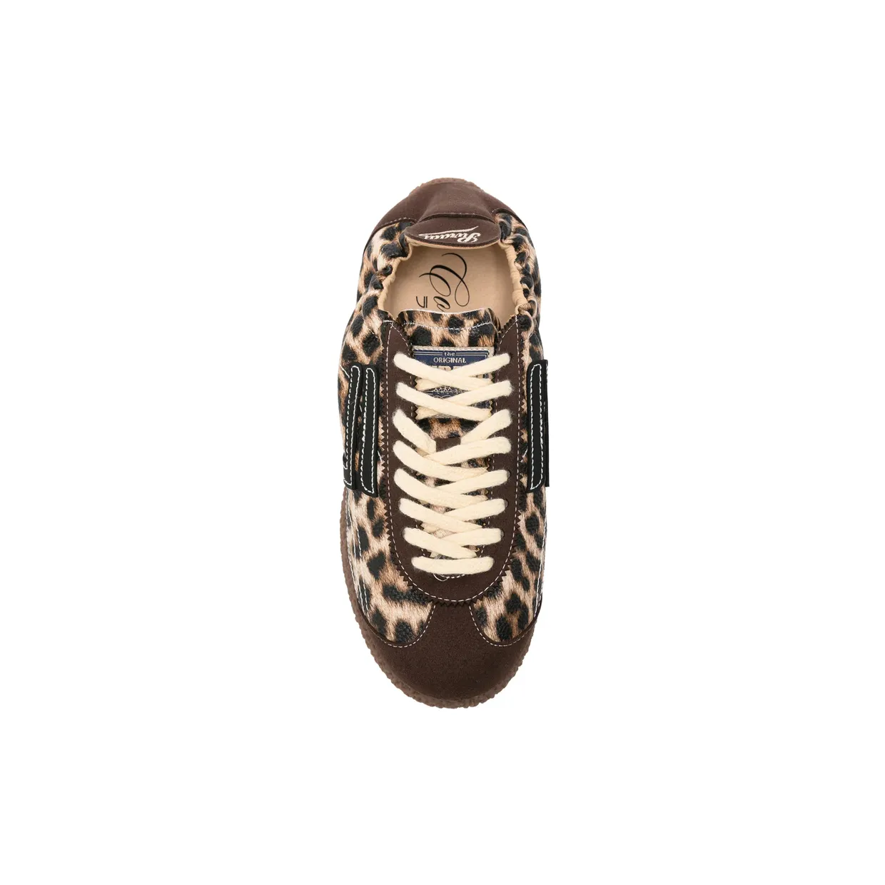 Puraai Leopard-print Lace-up “Brown/Black” (PU901C-007) (2)
