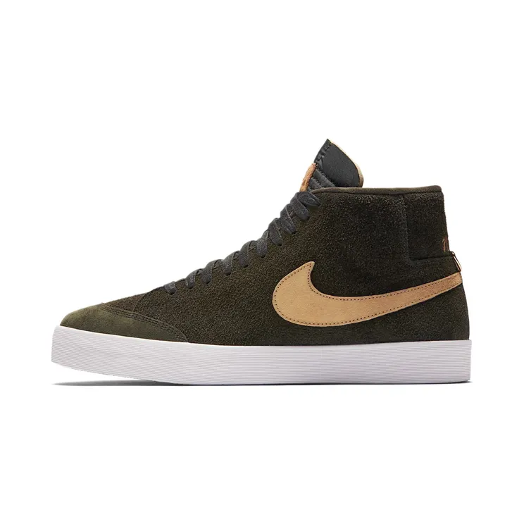 Nike SB Blazer Mid We Club 58 “Sequoia / Flat Gold” (AH6158-369)