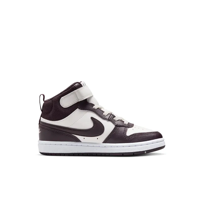 Nike Court Borough Mid 2 Sail White Burgundy Ash (CD7783-126)