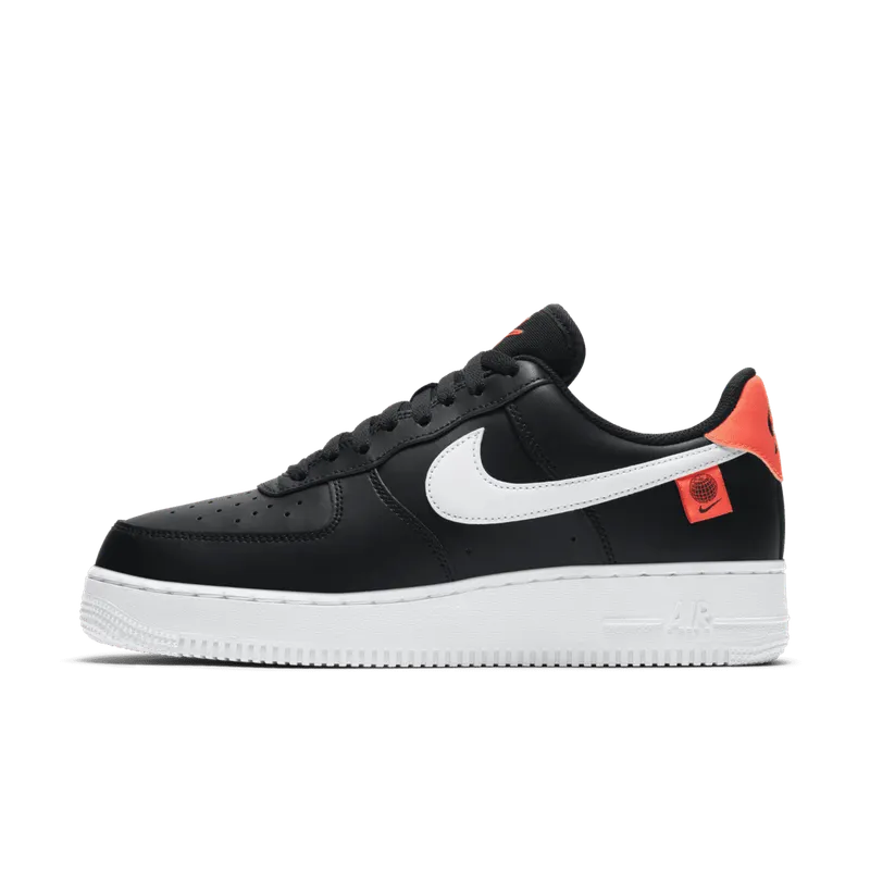 Nike Air Force 1 Low Worldwide Black Flash Crimson White Black/Flash Crimson-White (CK7648-001)