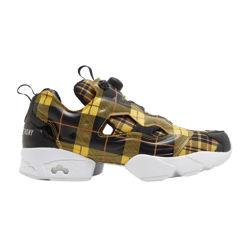 Reebok Instapump Fury Opening Ceremony Plaid Yellow Yellow/Black (Other Brands Reebok)
