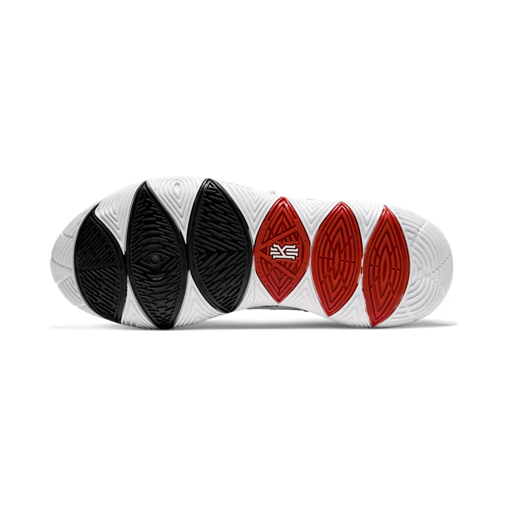 Nike Kyrie 5 Sneaker Room Mom White White/Red-Black (CU0677-100)