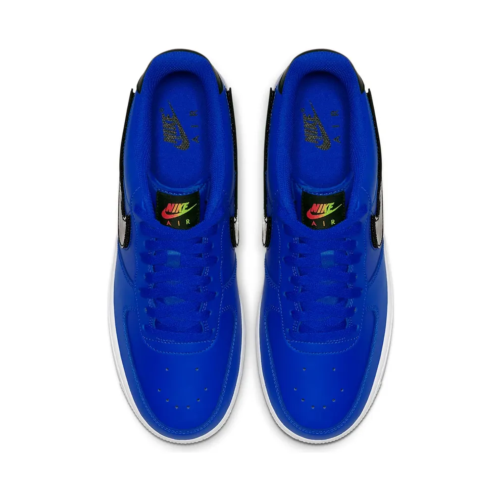 Nike Air Force 1 Low Removable Swoosh Pack Blue Racer Blue/Vapor Green-Black-White (CI0064-400)