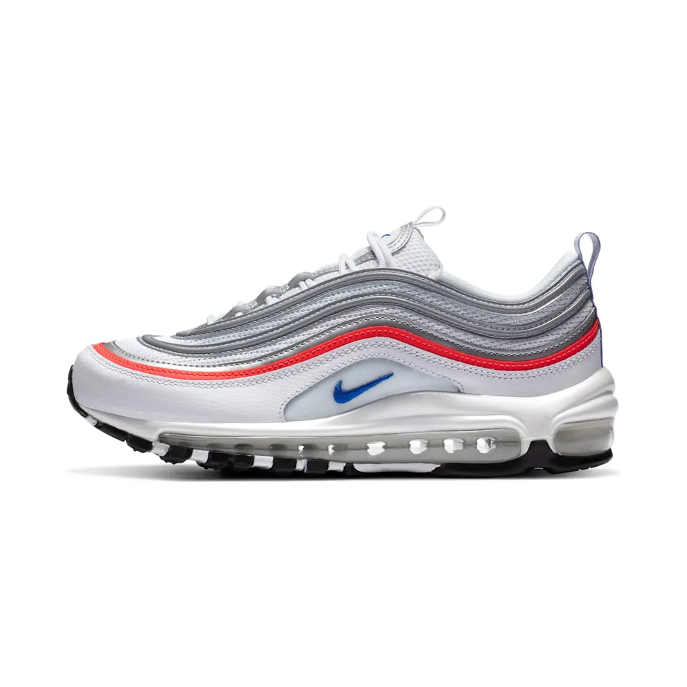 Nike Air Max 97 Metallic Silver Flash Crimson Racer Blue (W)