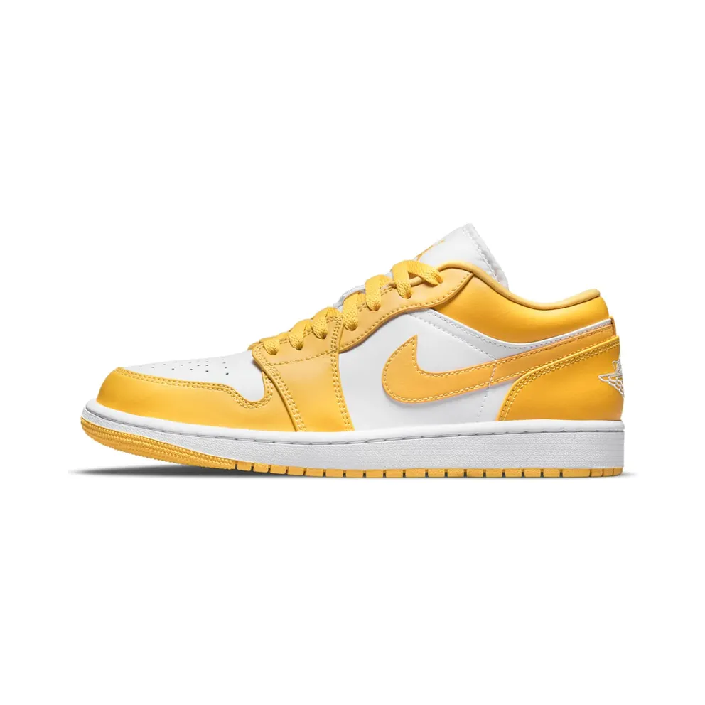 Jordan 1 Low Pollen – “White / Univeristy Gold / White” (553558-171)