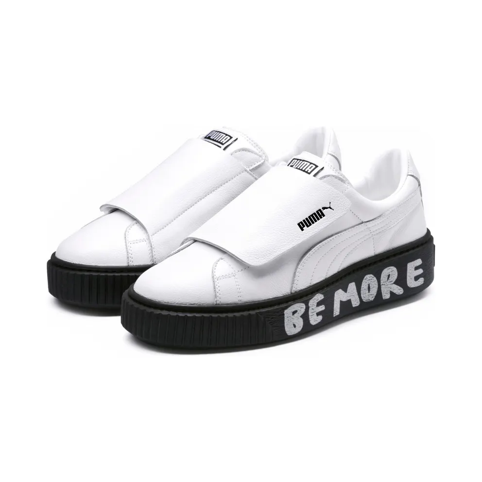 Puma Platfrom Strap SM White (W) Puma White/Puma Black (365895-01)