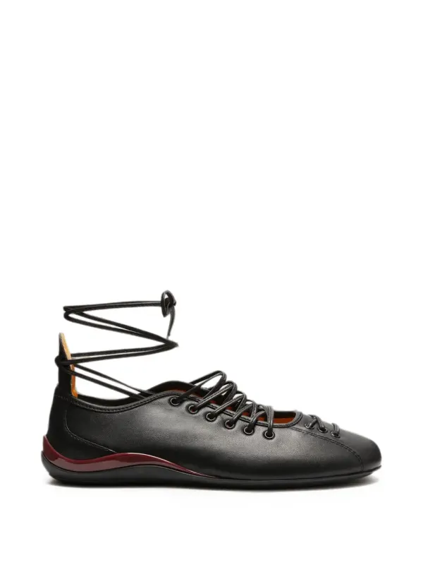 LILI CURIA Isolde leather ballet flats – Black (LC61015000)