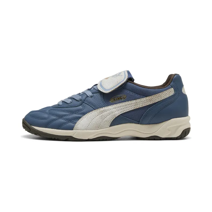 Puma King Indoor Futbolito “Dark Indigo / Warm White” (402582_02)