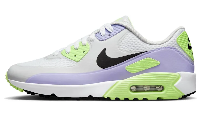 Nike Air Max 90 Golf “White / Lilac / Barely Grape / Black” (CU9978-109)