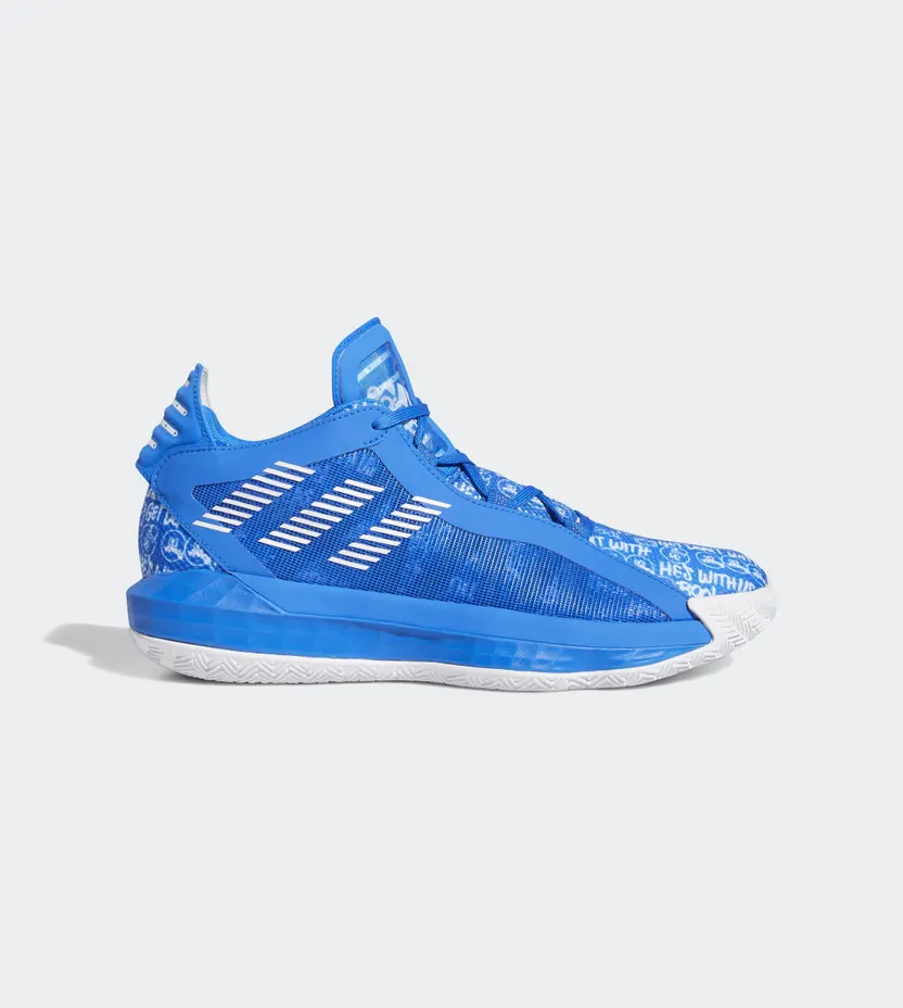 Adidas Dame 6 ‘Glory Blue’ Glory Blue/Cloud White/Glory Blue (FU6809)