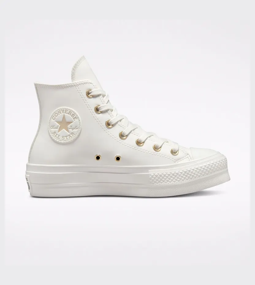 Converse Chuck Taylor All Star Lift Platform Mono White Vintage White/egret/goud