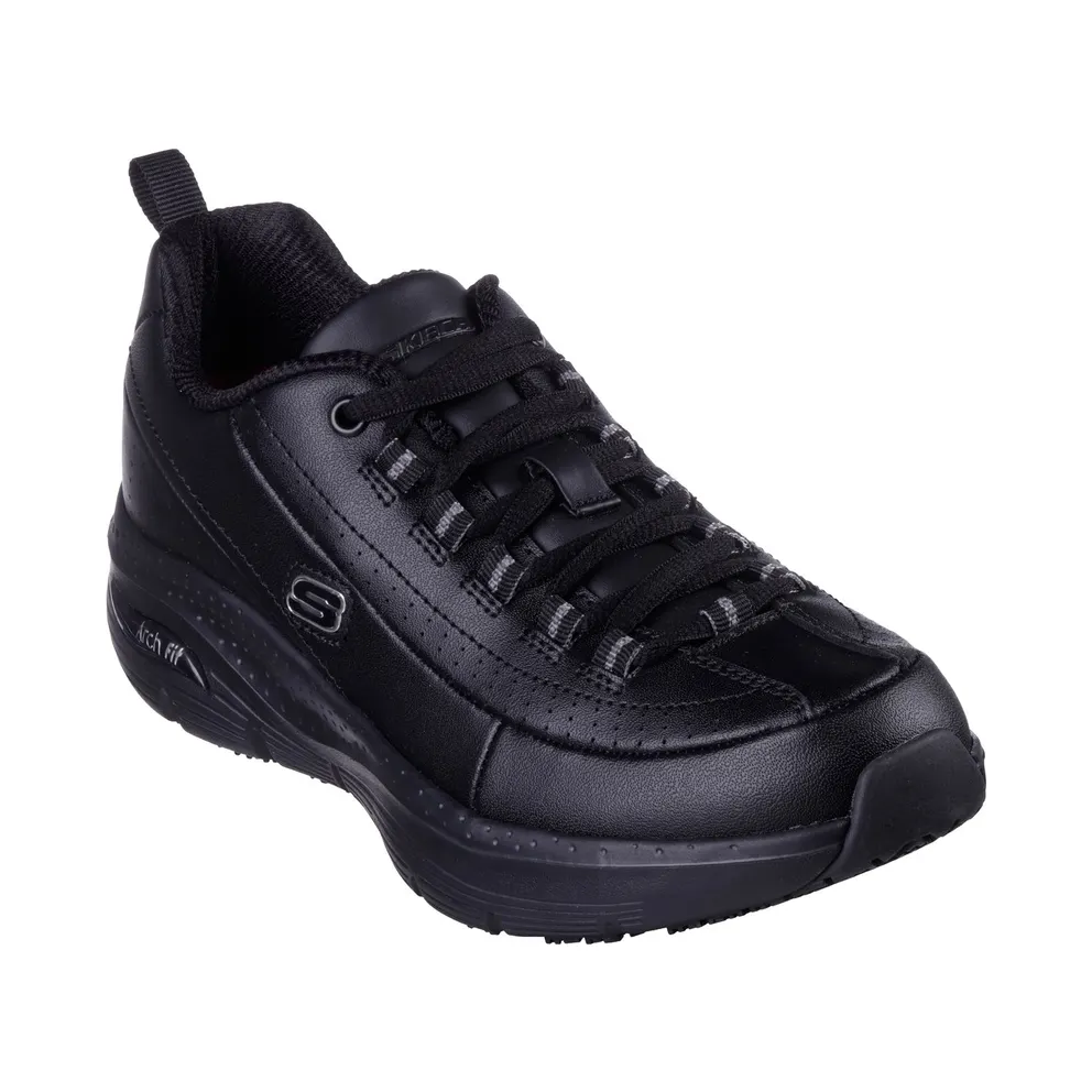 Skechers Work: Arch Fit SR “Trickell II Sneaker Black” (108053ECBLK)