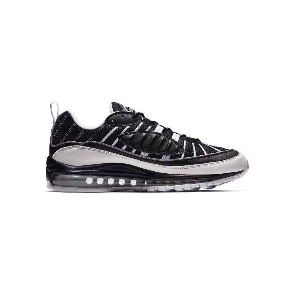 Nike Air Max 98 White Black Black/White-Reflect Silver (640744-010)