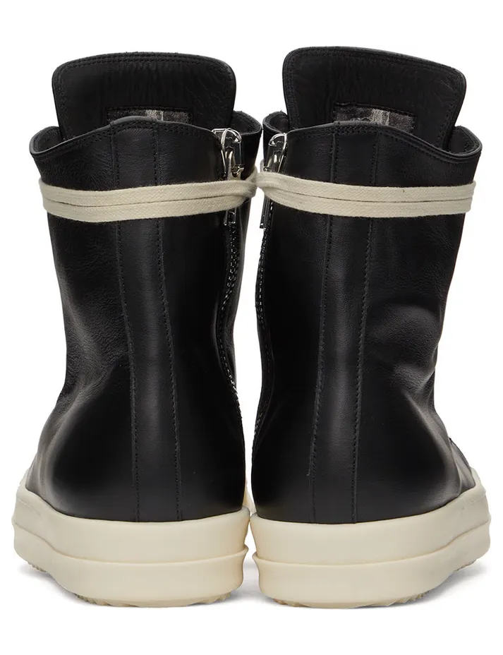 Rick Owens Black Strobe Sneakers (RU02B2890 LPO) (2)