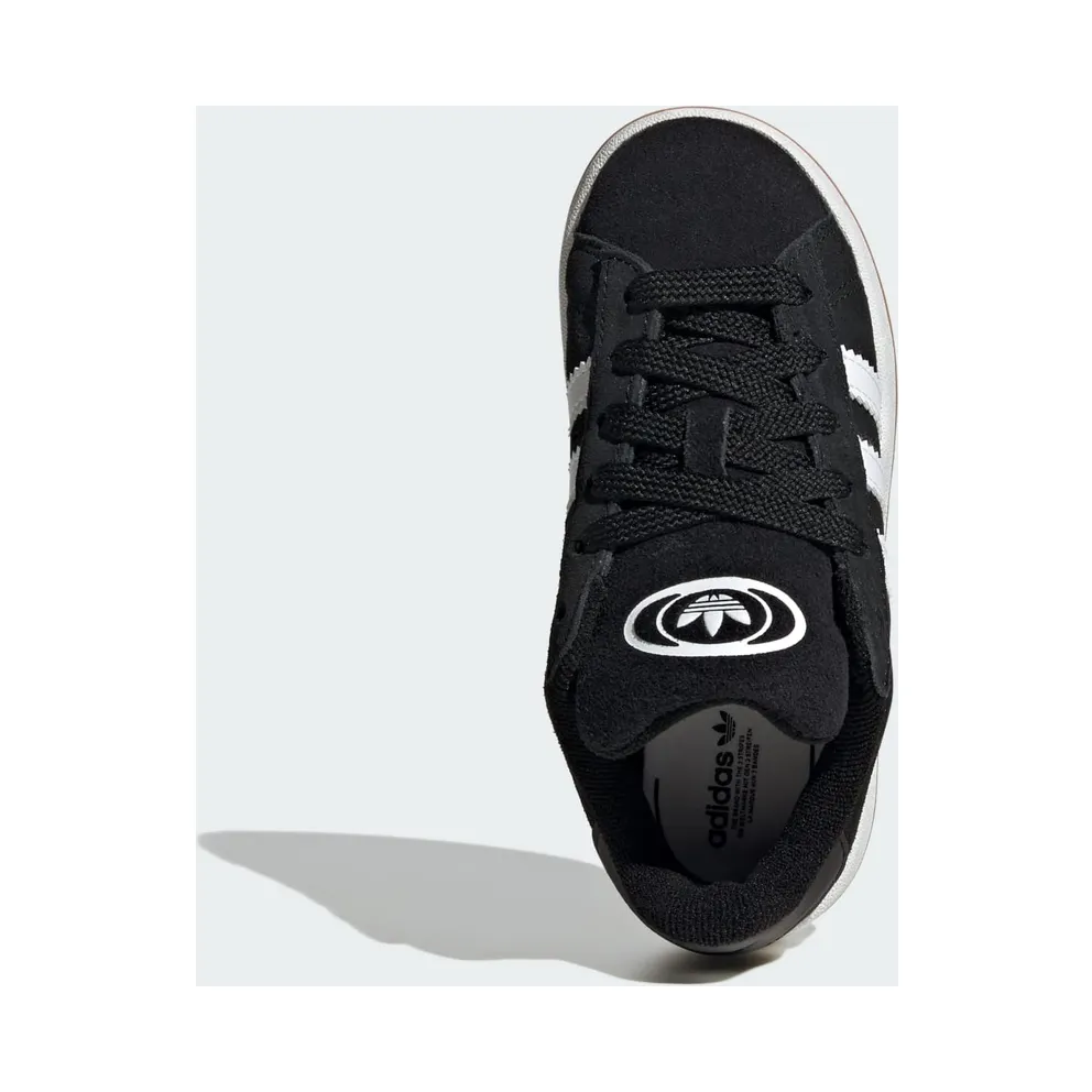 adidas Campus 00s Elastic Lace Kids Core Black / Cloud White / Gum (JI4331)