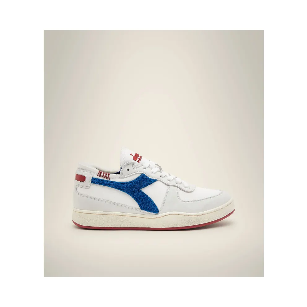 Diadora Mi Basket Row Cut Terry White / Blue Reflex (201178542C6850)