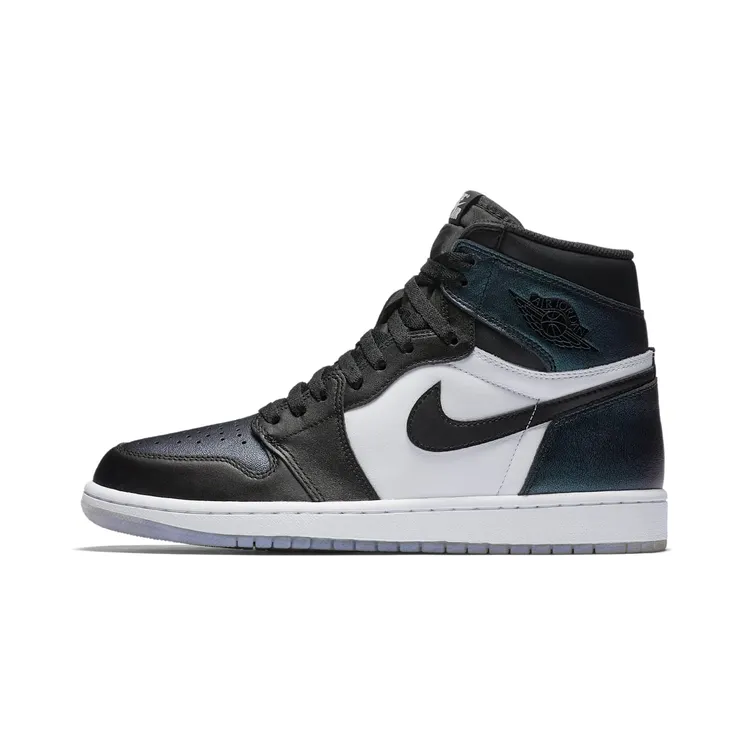 Jordan 1 Retro All Star 2017 Chameleon “Black / Metallic Silver / White” (907958-015)