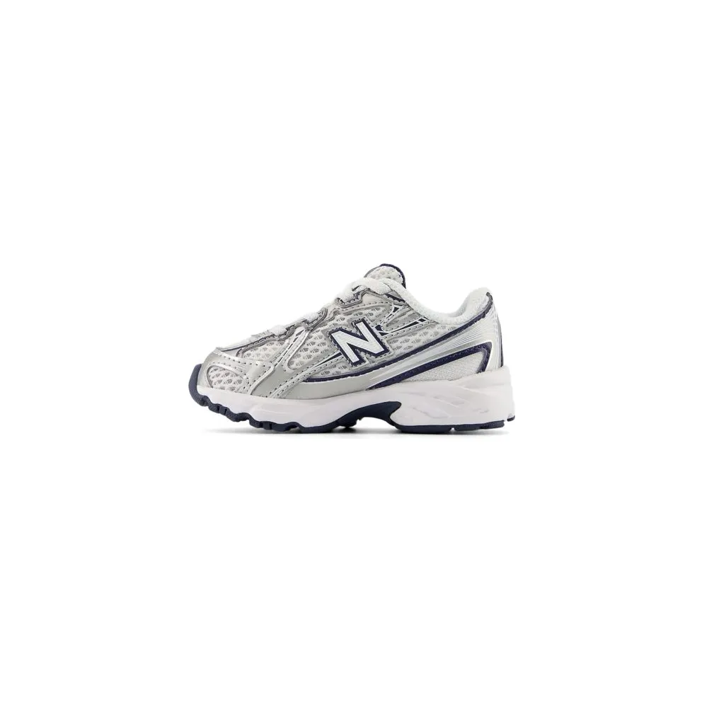 New Balance 740 Bungee Lace White Navy Silver (IZ740WN)