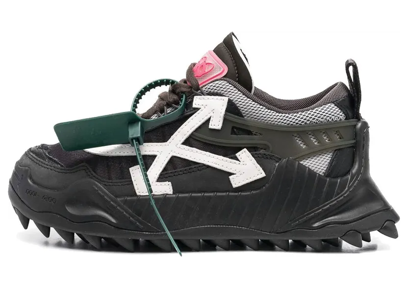 Off-White Odsy-1000 Black Dark Grey White (W) (OWIA180S22FAB0011001)