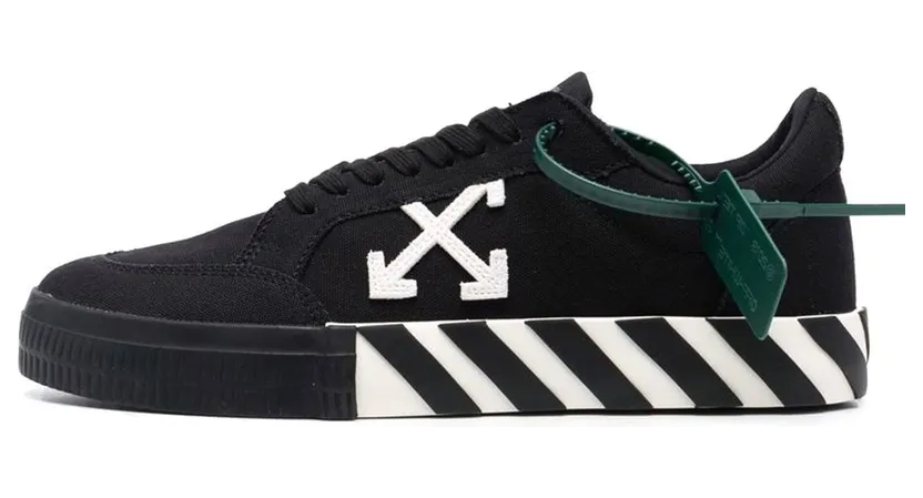 OFF-WHITE Vulc Low Canvas Black White (OMIA085C99FAB0011001)