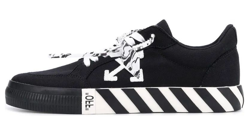 Off-White  Vulc Low Top Sneaker Black White (2020) (OMIA085R21FAB0031001)