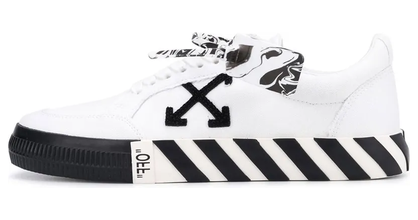 Off-White Vulc Low Top Sneaker White Black (OMIA085R21FAB0030110)