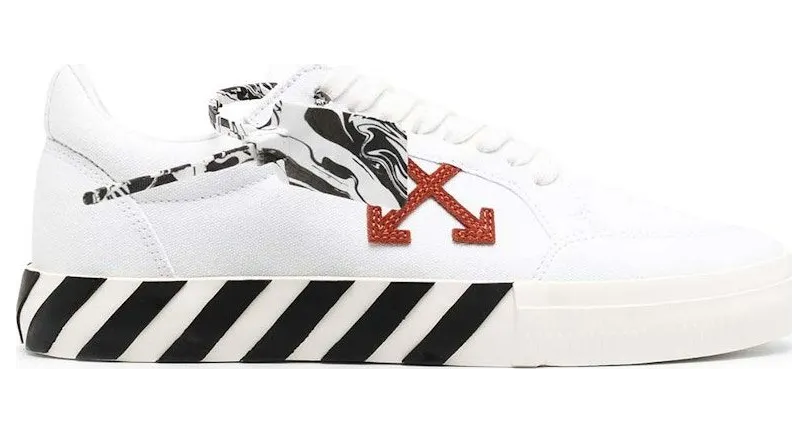 Off-White White Canvas Vulcanized Sneakers (OMIA085R21FAB0020116)
