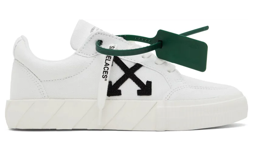 Off-White White Vulcanized Low Sneakers (OWIA272C99FAB0020110)